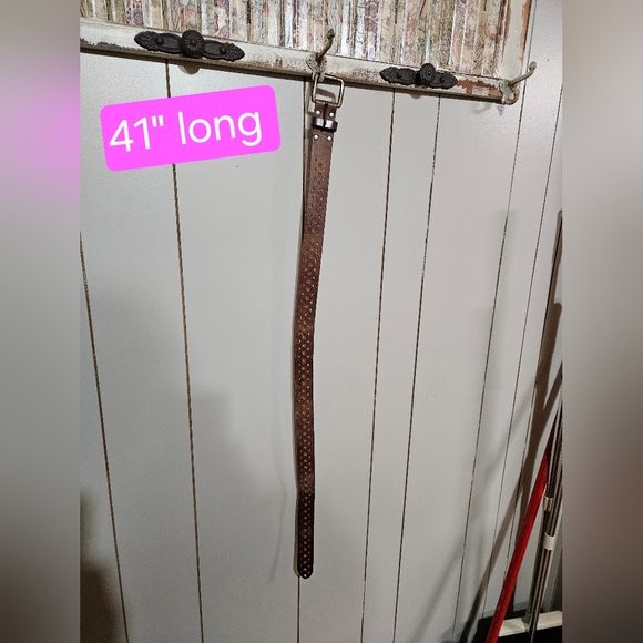 Old Navy Leather Belt - Picture 1 of 4